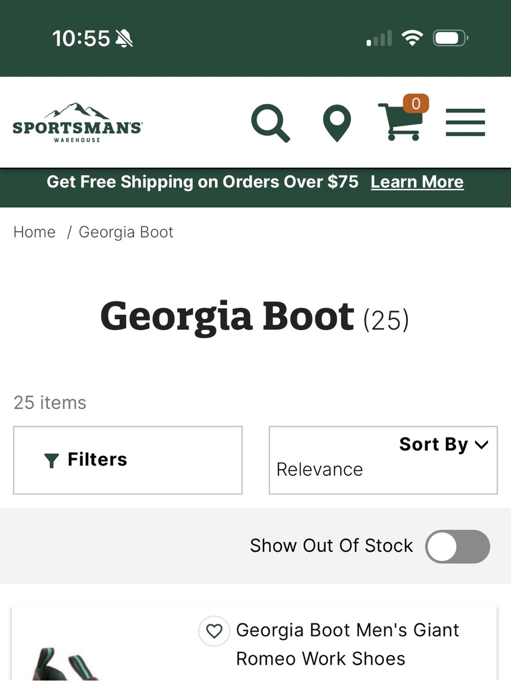 Georgia Boot Men’s Romeo’s steel toe 10.5W - Picture 7 of 7